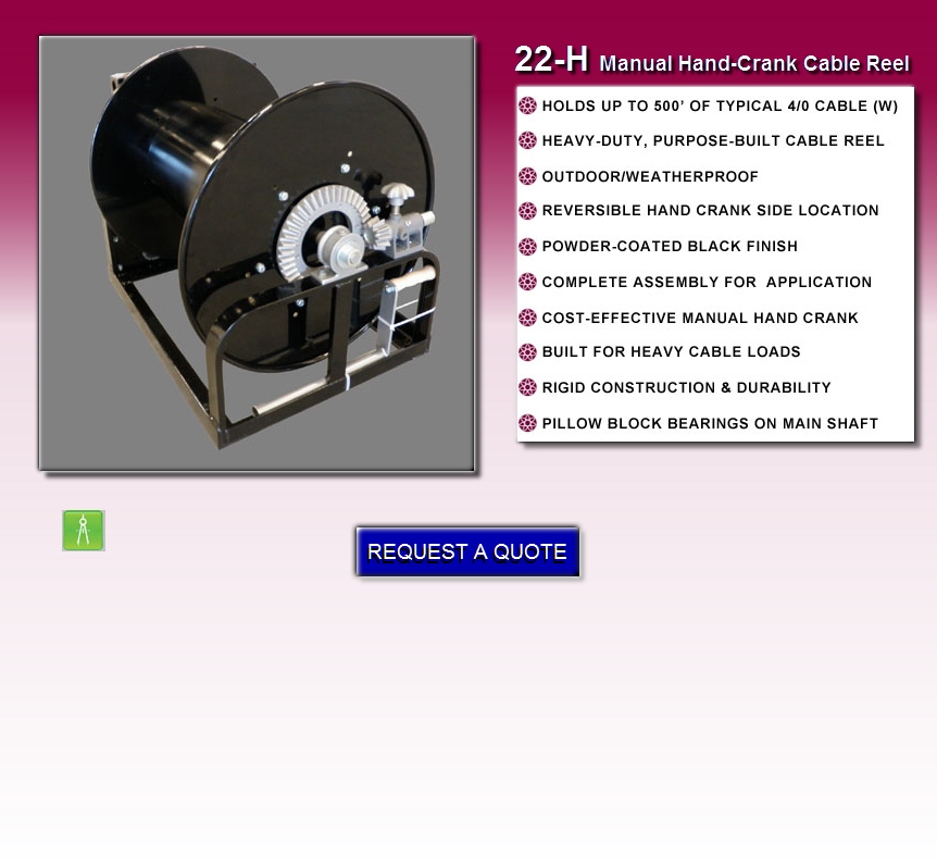LOADTEC® 22-H Manual Cable Reel