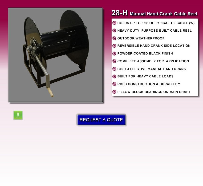 LOADTEC® 28-H Manual Cable Reel